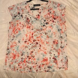 Ivanka trump business casual watercolor blouse